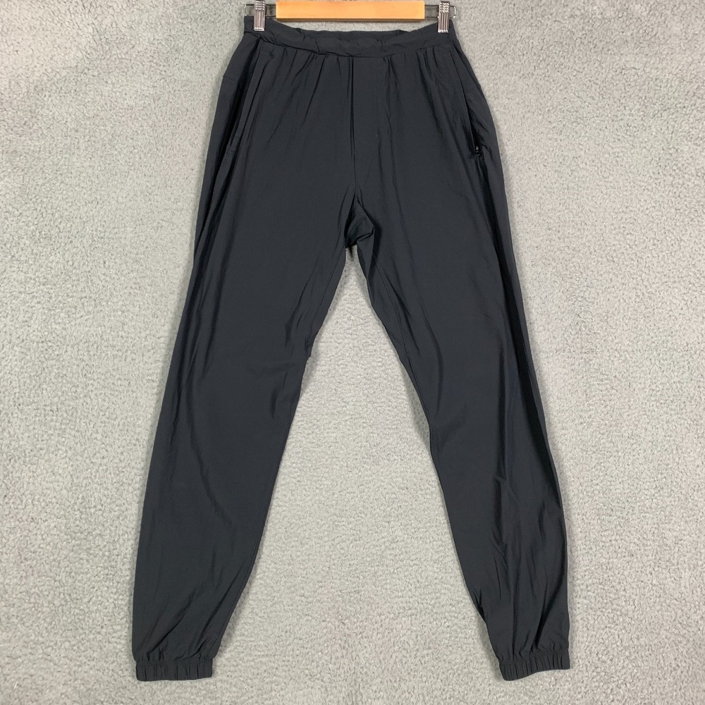 Lululemon Surge Jogger‎ Men's Small Gray / Faded Black Ankle Zip Warm Up Pants